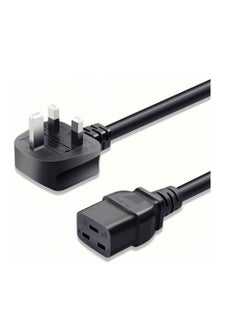 اشتري C19 Power Cable UK Mains Plug to IEC 320 C19 Extension Cord Leads 1.5M في الامارات