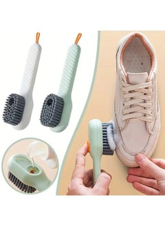 Buy 4 Pcs Multifunctional Cleaning Shoe Brush Automatic Liquid Shoe Brush Long Handle Clothes Brush in UAE