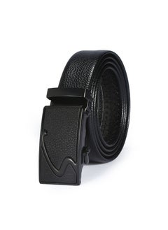 اشتري 130CM Creative Casual Versatile Wear Resistant Leather Automatic Buckle Belt في الامارات