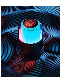 Buy Disney QS-S1 Stark Smart Bluetooth Speaker Colorful LED Light Wireless Mini Loudspeaker Sound Ideal For Soft Heavy Bass Music with Amazing Displaying Light in UAE