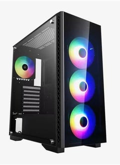 اشتري IX Gaming PC, Intel Core i7-14700K Processor, 32GB DDR5 Ram, 500GB NVMe SSD, 990 PRO 1TB SSD, RTX 4070Ti SUPER 12GB GPU, 240MM Liquid Cooler, RGB 4F Mid-Tower Case-Black, Windows 11 pro في الامارات