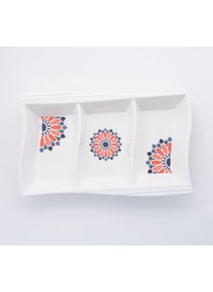 Buy Bright Designs Melamine Savoury Tray 
Set of 2 (L 30cm W 19cm H 3cm) Arabian Arts in Egypt