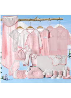 Buy 16 Pieces Baby Gift Box Set, Newborn Pink Clothing And Supplies, Complete Set Of Newborn Clothing in UAE