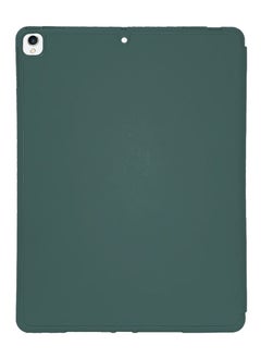 Buy Protective iPad Air 3 10.5" (3rd Gen) 2019, Slim Stand Hard Back Shell Smart Cover Case With Pencil Holder -Dark Green in UAE