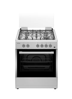 Buy Venus 4-Burner Freestanding Gas Cooking Range, Auto Ignition, VC 6040 GSX, Silver in UAE