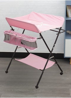 اشتري Foldable Baby Changing Table With Wheels And Storage Bag في السعودية