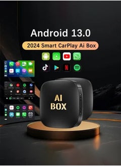 Buy Wireless CarPlay Adapter Supports YouTube, Netflix & More Wired CarPlay to Wireless Dongle, AI Box CarPlay 2 in 1 Wireless AI Box Plug & Play in Saudi Arabia