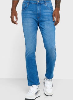 Buy Slim Fit Washed Jeans in UAE