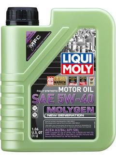 Buy 20230 Molygen New Generation 5W-40 Motor Oil, 1 Liter in UAE