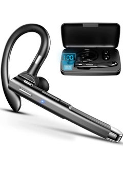 Buy Bluetooth Headset with Mic, Headset Bluetooth with CVC 8.0 Noise Cancellation, Bluetooth Headset with IPX7 Waterproof, 12 Hours HD Hands-Free Calling, for Driving/Business/Office in Saudi Arabia