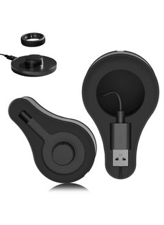 اشتري Silicone Charger Case for Oura Ring Gen3, Soft Silicone Anti-Scratch Cover Case for Oura Ring Gen3 Charging Dock Support and USB-C Cable Storage, for Wrapping Charger and Cords while Travel (Black) في الامارات