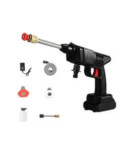 Buy 48V Cordless Portable Pressure Washer Gun Electric Cleaning Gun With 3 in 1 Adjustable Nozzle Car Washer Gun For Multipurpose Use in UAE