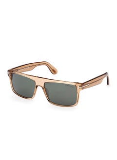 اشتري Men's UV Protection Rectangular Sunglasses - FT099945N58 - Lens Size: 58 Mm في السعودية