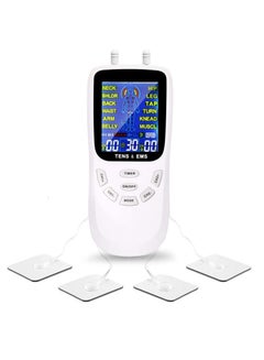 Buy Massager TENS EMS Electric Massager Pulse Muscle Stimulator Electrode Pads Digital Ease Pain Machine Massage Care Relaxation in Saudi Arabia