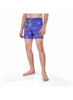 Buy COUP Regular Swim Short For Men - Blue - M in Egypt