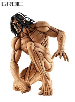 Buy Attack on Titan Figure Anime Figure Eren Yeager Action Figure Model Toy for Office Decorations, Birthday Gifts, Collectibles Statue Anime Squatting Figure in UAE