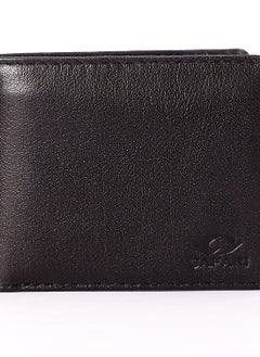 Buy top leather (SA 123) brand Mens Slim Bifold Wallet Minimalist Front Pocket Wallets for Men - Thin & Stylish .Black in Egypt