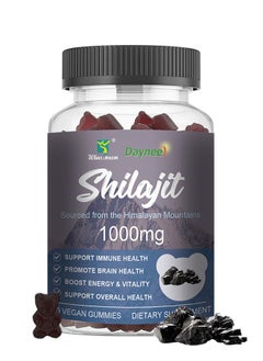 اشتري Shilajit Sourced from The Himalayan Mountains 1000mg, Natural Energy and Stamina Booster, Enhance Immunity, Boost Energy and Vitality, Dietary Supplement, 60 Vegan Gummies في السعودية