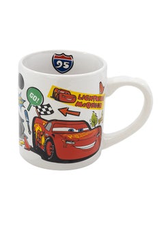 Buy Pixar Mug Ceramic Cars Stickers 240Ml in UAE