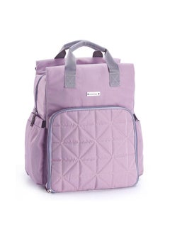 Buy Baby Water-proof Diaper Backpack Bag With Stroller Strap, Lightweight, Compact, Travel Maternity Back Pack for Baby Girls, Baby Shower Gifts, Purple in Saudi Arabia