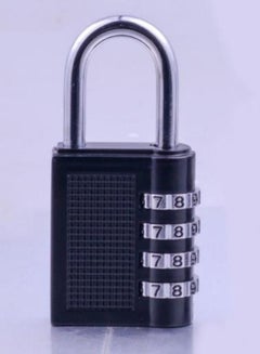 Buy Multi-purpose zinc alloy 4-digit password padlock (applicable to personal drawer and trunk password lock) in Saudi Arabia