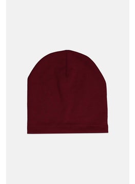 Buy Women Solid Sweat Hat, Maroon in Saudi Arabia