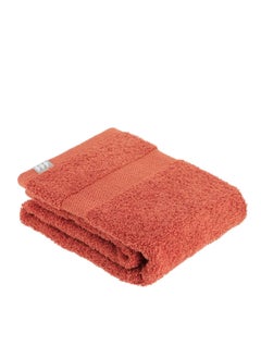 Buy Quick Absorbent High Quality Cotton Hand Towel Terracotta 50 x 90 cm 7003125 in Saudi Arabia