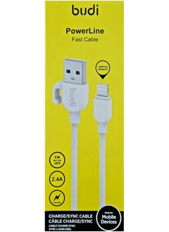 Buy Charger Cord And Fast Data Bus IPhone To USB Length Of 1 Meter in Saudi Arabia