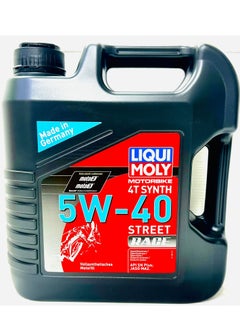 Buy 4T Motorbike Engine Oil 5W40 4Ltr in UAE