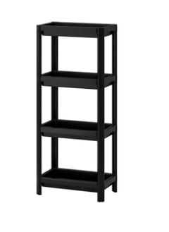 Buy Vesken Shelf Unit black 36x100cm in Saudi Arabia