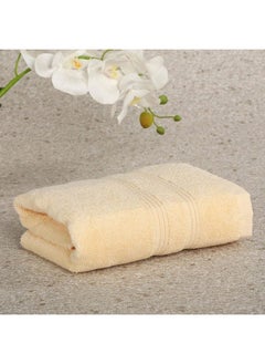 Buy Ritzy Cotton Hand Towel, Butter - 50X80 Cms in UAE