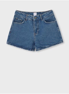 Buy High Waist Denim Shorts in UAE