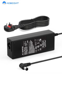 اشتري 90W Sony TV Power Cable Adapter for Sony Bravia TV 24'' 32'' 40'' 42'' KDL-24 KDL-32 KDL-40 KDL-42 W600B W650A W700B W800B, Sony Vaio Laptop Charger PCG VGN VGP SVE14 SVE15 Power Supply 19.5V 4.7A في السعودية