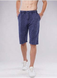 Buy Men's Comfortable Cobalt Blue Summer Shorts in UAE