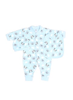 Buy Baby Jumpsuit Interlock With Cap & Bib (3pcs) in Egypt