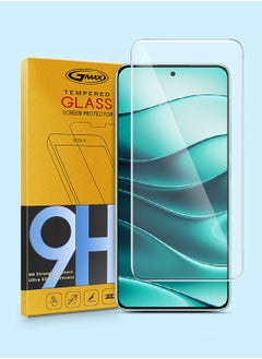 Buy Xiaomi Redmi Note 14 5G 2024 GMAX Premium Series Curved Edges 9H 2.5D Tempered Glass Screen Protector - Clear in UAE