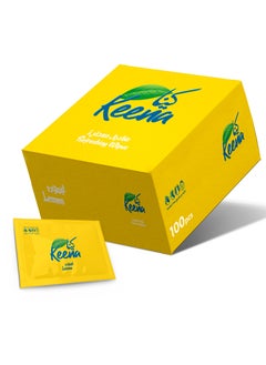 Buy Keena scented wipes, a box of 100 wet wipes in Saudi Arabia