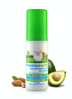 Buy Mamaearth Nourishing Baby Hair Oil, with Almond and Avocado Oil Kids from 0 to 10 Years (200 ML) in UAE