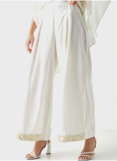 Buy Embroidered Wide Leg Pants in UAE