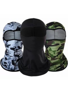 اشتري Outdoor Windproof Warm Full Face Hat Three-Piece Set في الامارات