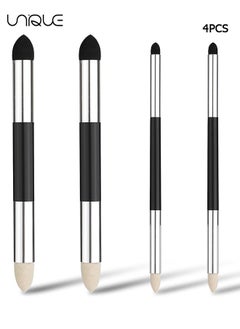 Buy 4Pcs Blending Sponge Pen, Double Headed Washable Rubbing Sponge Brush, 2 Sizes Blending Pen Sketch Pen Brush, Sponge Drawing Art Blender Drawing Blender for School Students Beginners Artists in Saudi Arabia