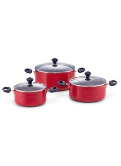 اشتري Prestige Non-Stick Cookware Set  6-Piece | Pots and Pans Sets | Kitchen Cooking Sets في الامارات