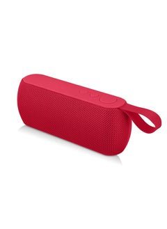 اشتري Q106 mobile phone wireless Bluetooth speaker card subwoofer computer outdoor portable mini wireless network stereo Red في الامارات