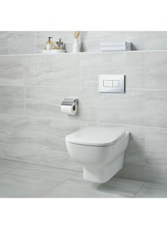 Buy Is - New Esedra Wall Hung Wc And Seat Cover Scl White G281901 & T318101 in UAE