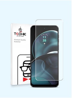 Buy HD Tempered Glass Screen Protector for Motorola Moto G14 - Anti Reflection Anti Bubbles 9H Hardness 0.33 mm Rounded Edges Easy Installation in Saudi Arabia