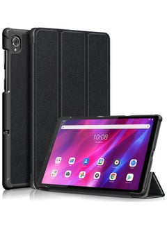 Buy Slim Smart Cover Stand Hard Shell Case for Lenovo Tab K10 2021  Black in Saudi Arabia