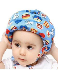 اشتري Toddler Head Protector Upgrade Infant Safety Helmet Breathable Head Drop Protection Soft Baby Helmet for Crawling Walking Headguard Protective Safety Products في السعودية