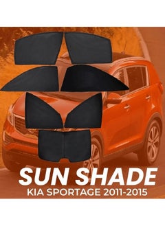 Buy KIA SPORTAGE 2011-2015 High-Quality Car Sunshade All Side Sunshade UV and Heat Protection Front Back Sides Sun Shades in Saudi Arabia