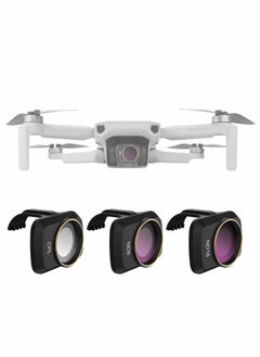 اشتري Lens ND Filters Set(CPL ND8 ND16) Multi Coated Filters Combo Camera Lens Compatible with DJI Mavic Mini 2/Mini/Mini SE Drone-3 PCS) في السعودية