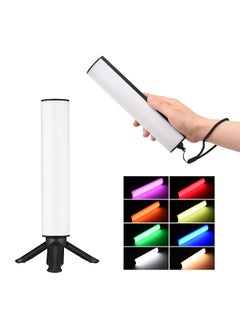 اشتري Andoer W200RGB Portable LED Video Light Rechargeable RGB Fill Light 2500K-9000K Dimmable 20 Lighting Effects CRI95+ LCD Screen Magnetic Backside في السعودية